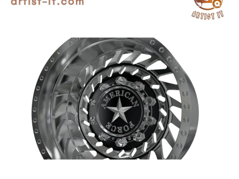 REAR AMERICAN FORCE 1 CLASSIC DRW WHEEL 3D MODEL 3D Print Model