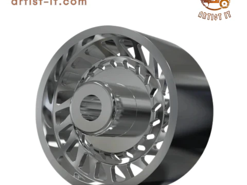 REAR AMERICAN FORCE 1 CLASSIC DRW WHEEL 3D MODEL 3D Print Model
