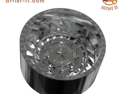 AMERICAN FORCE 1 CLASSIC DRW WHEEL 3D MODEL 3D Print Model
