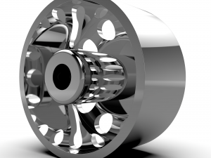 AMERICAN FORCE 5 HOLES DRW WHEEL 3D MODEL 3Dプリントモデル