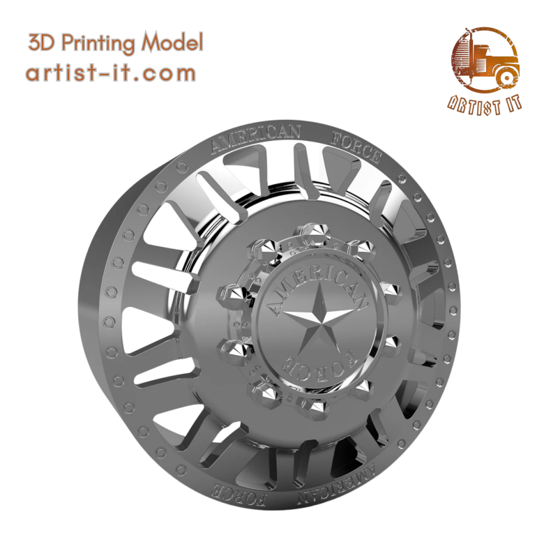 AMERICAN FORCE 9 LIBERTY DRW WHEEL 3D MODEL Model Cetak 3D .c4d .max .obj .3ds .fbx .stl .blend
