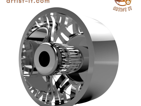 AMERICAN FORCE 9 LIBERTY DRW WHEEL 3D MODEL Model Cetak 3D