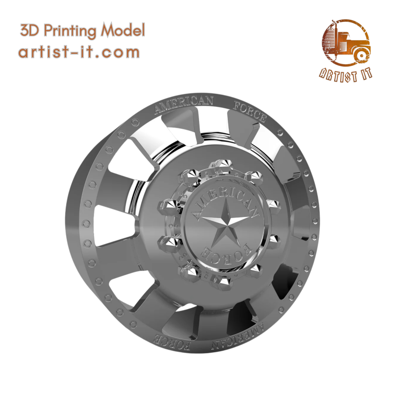 AMERICAN FORCE 23 BOLT DRW WHEEL 3D MODEL 3D printmodel .c4d .max .obj .3ds .fbx .stl .blend