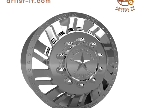 MODEL 3D RODA DRW 70 KEKUATAN AMERIKA Model Cetak 3D