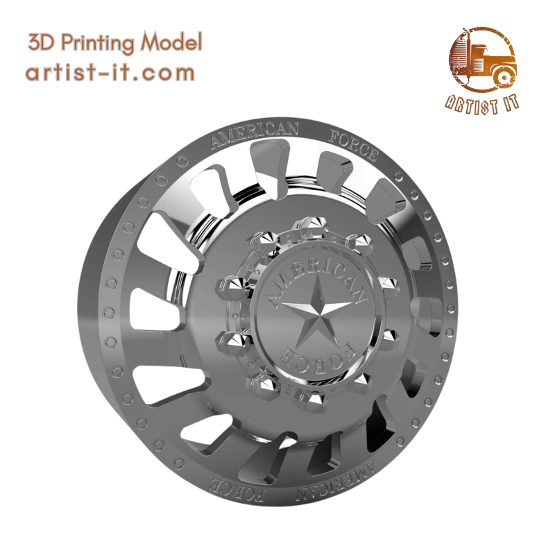 AMERICAN FORCE D03 ZINK DRW WHEEL 3D MODEL Modello di stampa 3D .c4d .max .obj .3ds .fbx .stl .blend
