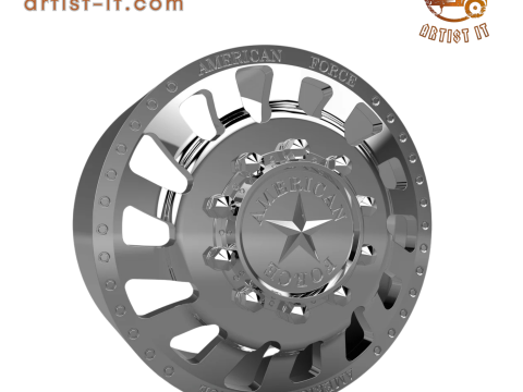 AMERICAN FORCE D03 ZINK DRW WHEEL 3D MODEL Modello di stampa 3D