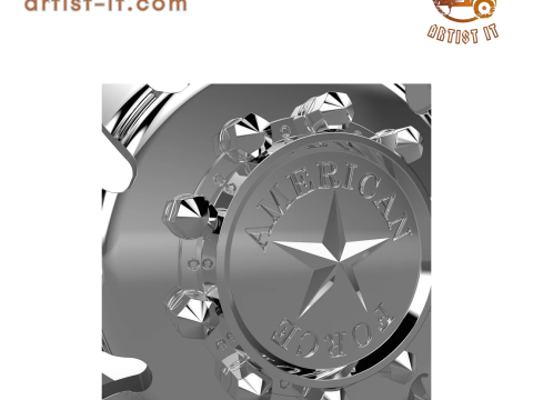 AMERICAN FORCE D03 ZINK DRW WHEEL 3D MODEL Modello di stampa 3D
