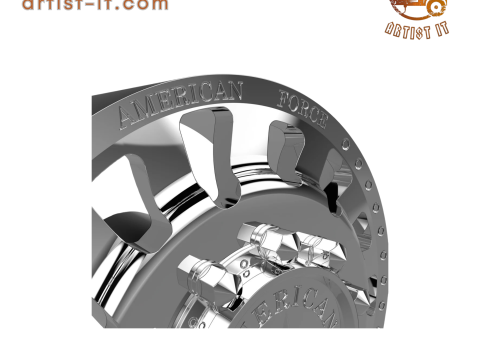 AMERICAN FORCE D03 ZINK DRW WHEEL 3D MODEL Modello di stampa 3D