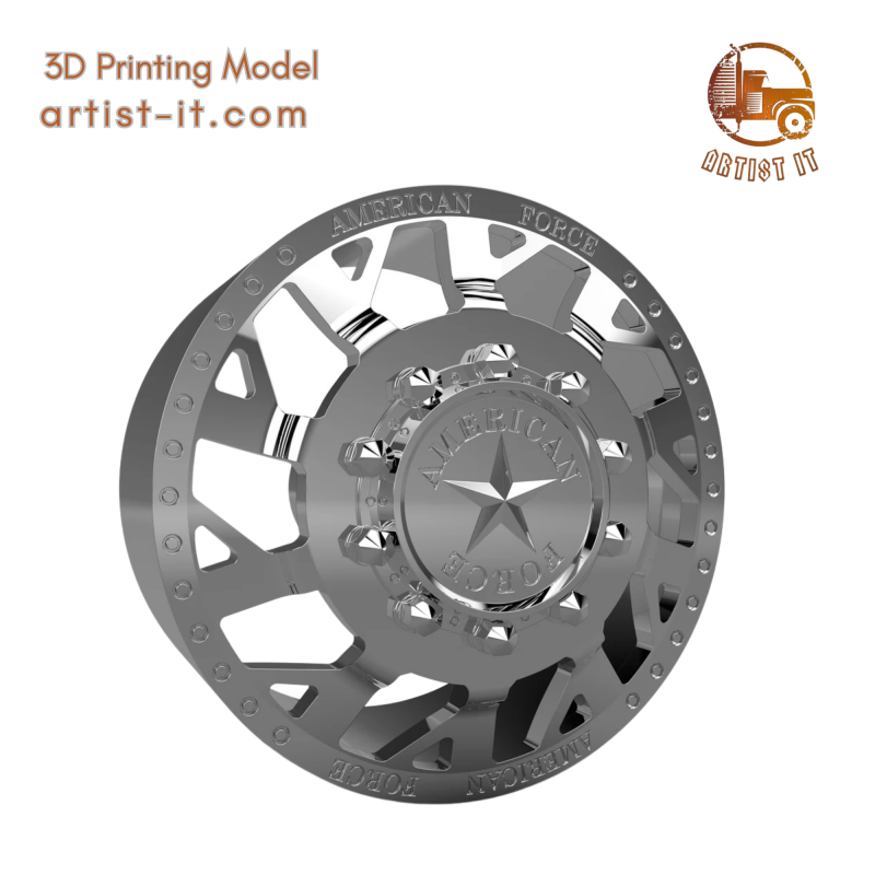 AMERICAN FORCE D04 MAN OWAR DRW WHEEL 3D MODEL Modelo de Impressão 3D .c4d .max .obj .3ds .fbx .stl .blend 