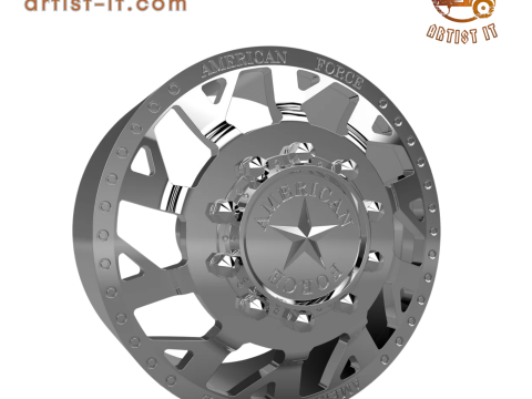 AMERICAN FORCE D04 MAN OWAR DRW WHEEL 3D MODEL 3D प्रिंट मॉडल