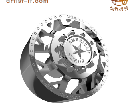 AMERICAN FORCE D04 MAN OWAR DRW WHEEL 3D MODEL Modelo de Impressão 3D