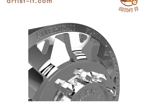 AMERICAN FORCE D04 MAN OWAR DRW WHEEL 3D MODEL Modelo de Impressão 3D