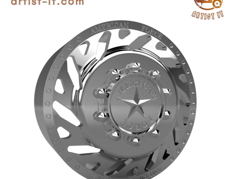 AMERICAN FORCE F07 TREK DRW WHEEL 3D MODEL 3D 打印模型
