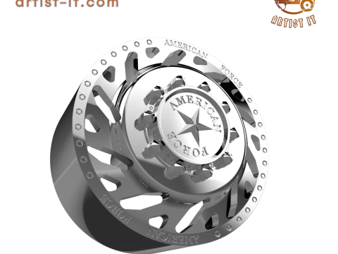AMERICAN FORCE F07 TREK DRW WHEEL 3D MODEL 3D Принт Модель