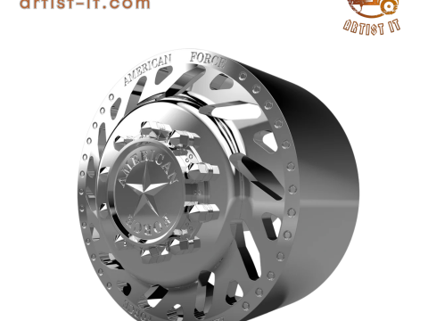 AMERICAN FORCE F07 TREK DRW WHEEL 3D MODEL 3D Принт Модель
