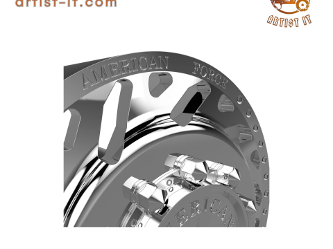 AMERICAN FORCE F07 TREK DRW WHEEL 3D MODEL 3D Принт Модель