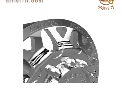 AMERICAN FORCE F91 QUAKE DRW WHEEL 3D MODEL 3D Druckmodell