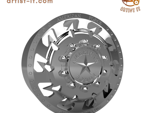 AMERICAN FORCE G14 SIDEWAYS DRW WHEEL 3D MODEL Modelo de impresión 3D