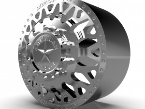 AMERICAN FORCE G17 EVO DRW WHEEL 3D MODEL 3D 打印模型