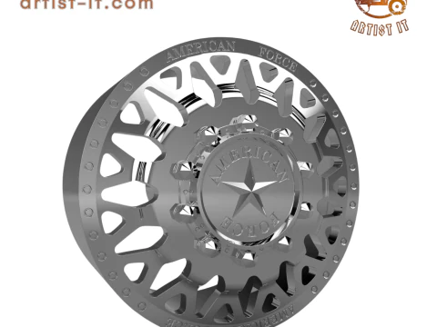 AMERICAN FORCE G17 EVO DRW WHEEL 3D MODEL 3D Print Model