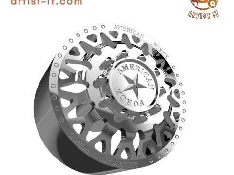 AMERICAN FORCE G17 EVO DRW WHEEL 3D MODEL Modelo de Impressão 3D