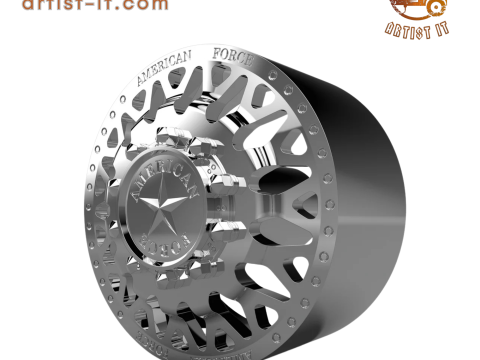 AMERICAN FORCE G17 EVO DRW WHEEL 3D MODEL Modelo de Impressão 3D