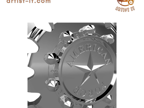 AMERICAN FORCE G17 EVO DRW WHEEL 3D MODEL Modelo de Impressão 3D
