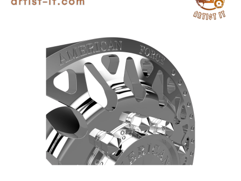AMERICAN FORCE G17 EVO DRW WHEEL 3D MODEL Modelo de Impressão 3D