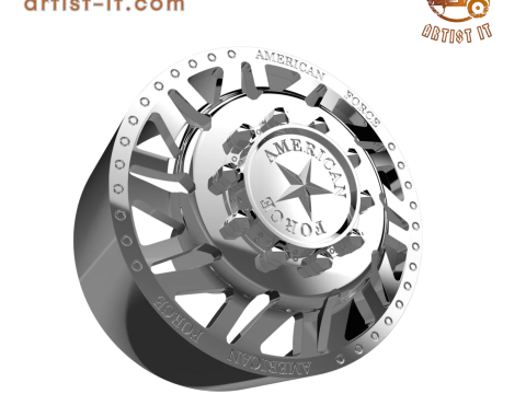 AMERICAN FORCE H02 SIEGE DRW WHEEL 3D MODEL Modelo de impresión 3D