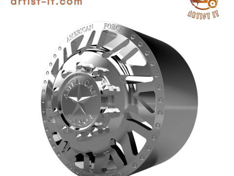 AMERICAN FORCE H02 SIEGE DRW WHEEL 3D MODEL Modelo de impresión 3D
