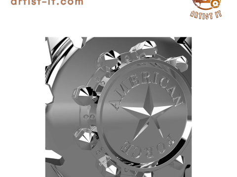 AMERICAN FORCE H02 SIEGE DRW WHEEL 3D MODEL Modelo de impresión 3D