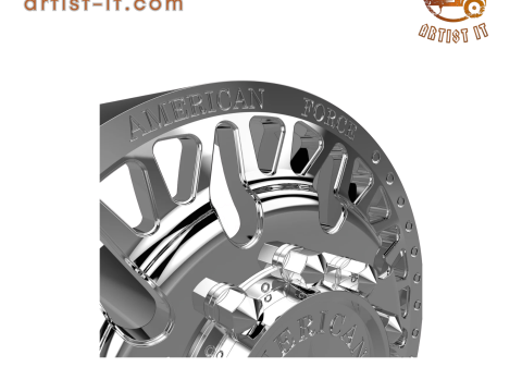 AMERICAN FORCE H12 SIDEWINDER DRW WHEEL 3D MODEL 3D Принт Модель