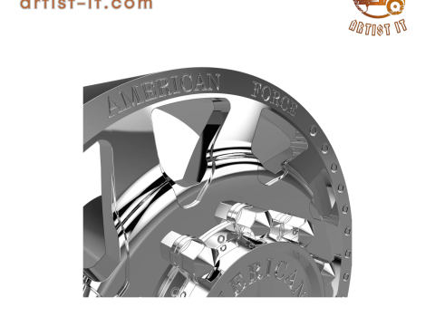 AMERICAN FORCE H90 TEMPEST DRW WHEEL 3D MODEL 3D 프린트 모델