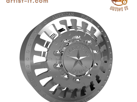 AMERICAN FORCE H91 DOOM DRW WHEEL 3D MODEL 3D 프린트 모델