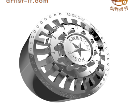 AMERICAN FORCE H91 DOOM DRW WHEEL 3D MODEL 3D 프린트 모델