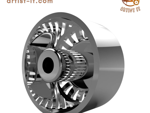 AMERICAN FORCE H91 DOOM DRW WHEEL 3D MODEL 3D 프린트 모델