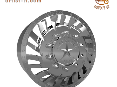 AMERICAN FORCE H92 THRUST DRW WHEEL 3D MODEL 3D प्रिंट मॉडल