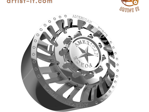 AMERICAN FORCE H92 THRUST DRW WHEEL 3D MODEL 3D Baskı Modeli
