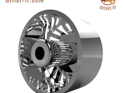 AMERICAN FORCE H92 THRUST DRW WHEEL 3D MODEL 3D Baskı Modeli