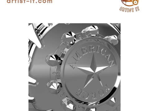 AMERICAN FORCE H92 THRUST DRW WHEEL 3D MODEL 3D Baskı Modeli