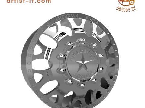 AMERICAN FORCE J01 PULSE DRW WHEEL 3D MODEL Model Cetak 3D