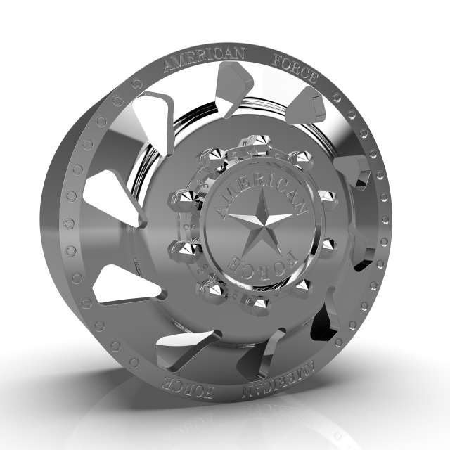 AMERICAN FORCE J02 THUNDER DRW WHEEL 3D MODEL 3Dプリントモデル .c4d .max .obj .3ds .fbx .stl .blend 