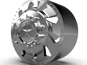 AMERICAN FORCE J02 THUNDER DRW WHEEL 3D MODEL 3Dプリントモデル