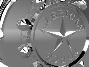 AMERICAN FORCE J02 THUNDER DRW WHEEL 3D MODEL 3Dプリントモデル