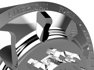 AMERICAN FORCE J02 THUNDER DRW WHEEL 3D MODEL 3Dプリントモデル