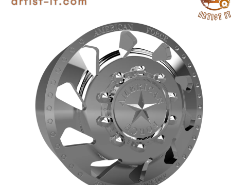 AMERICAN FORCE J02 THUNDER DRW WHEEL 3D MODEL 3D Принт Модель