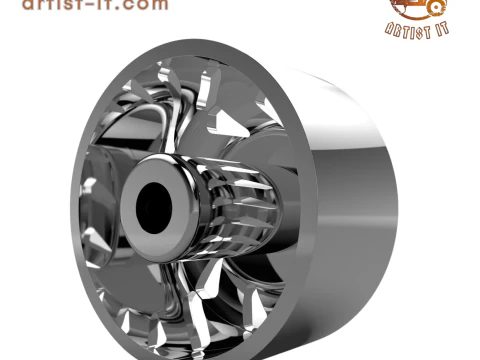 AMERICAN FORCE J02 THUNDER DRW WHEEL 3D MODEL 3D Print Model
