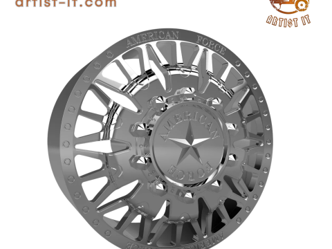 AMERICAN FORCE J03 PLAGUE DRW WHEEL 3D MODEL 3D 打印模型