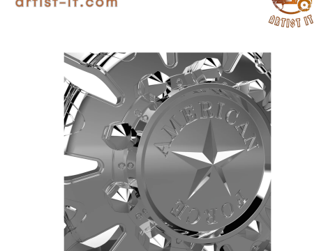 AMERICAN FORCE J03 PLAGUE DRW WHEEL 3D MODEL 3D Принт Модель