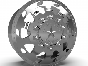 AMERICAN FORCE J04 BLOCK DRW WHEEL 3D MODEL 3D Print Model